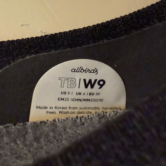 All Birds Women Tree Breezers Black W9 - Picture 6 of 6